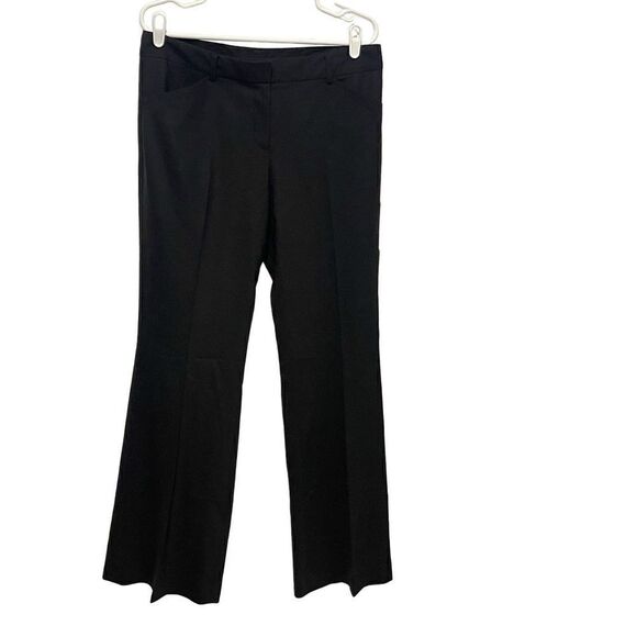 NWT Elie Tahari Simone Trouser Pants Black Virgin Wool Blend Women’s Size 10 - Picture 1 of 4